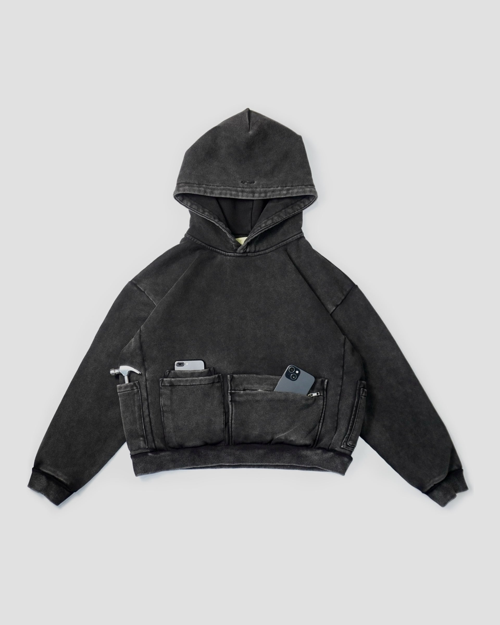 CHORE CARPENTER HOODIE (BLACK)