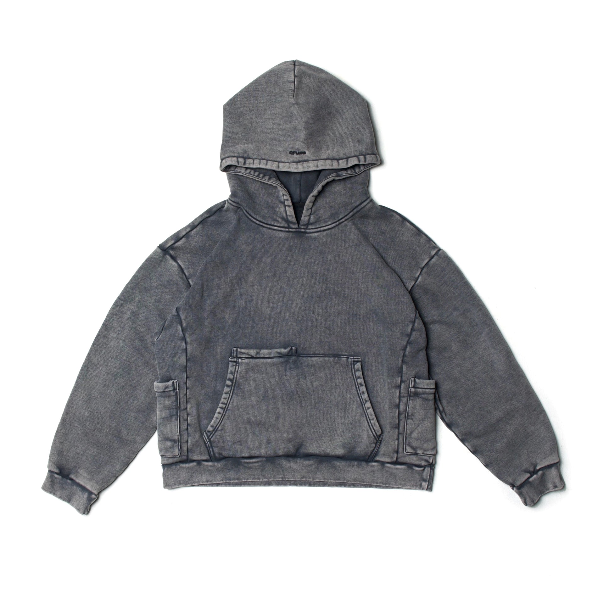 OBJECT DYED CARPENTER HOODIE (GREY)
