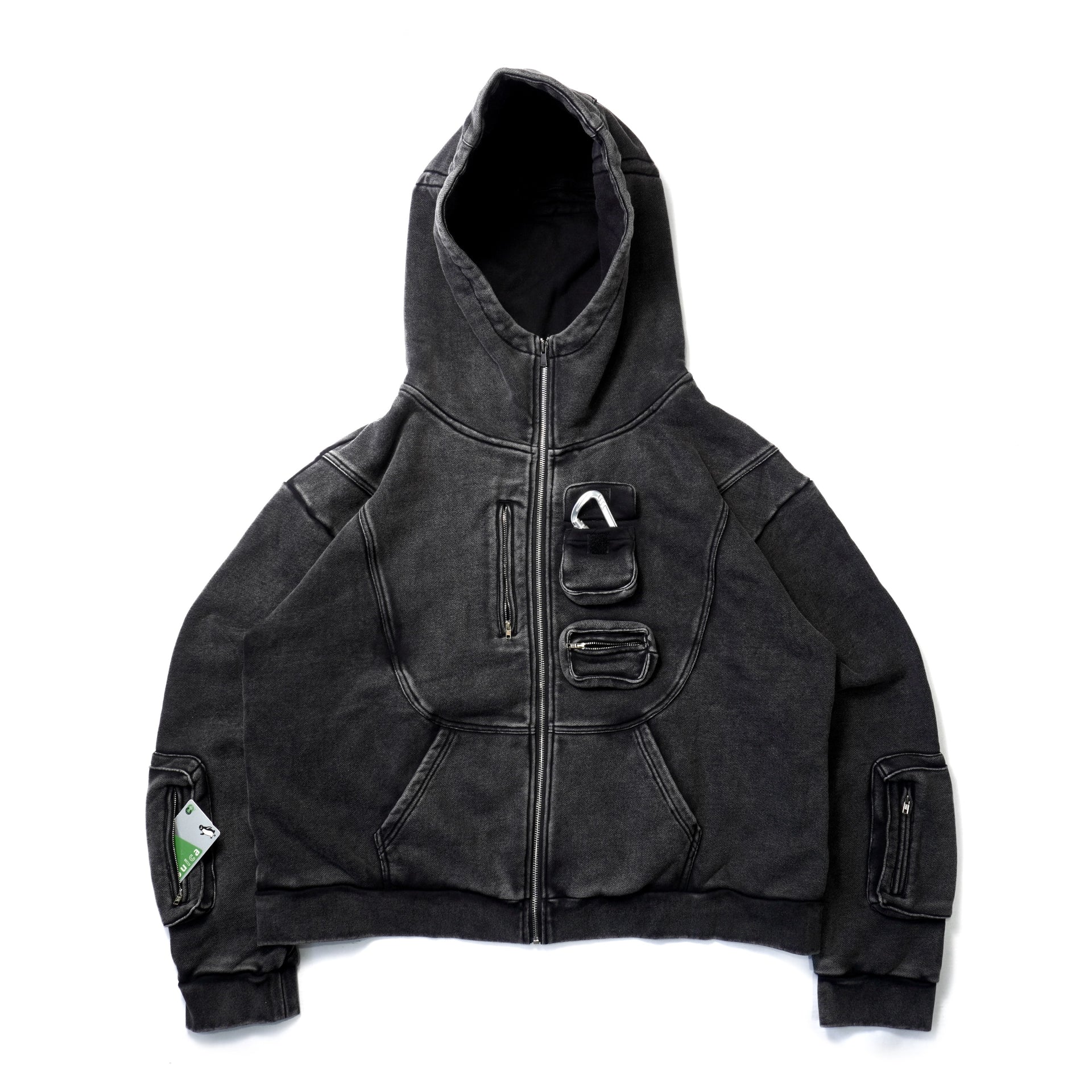 CARGO ADJUSTER HOODIE (BLACK)