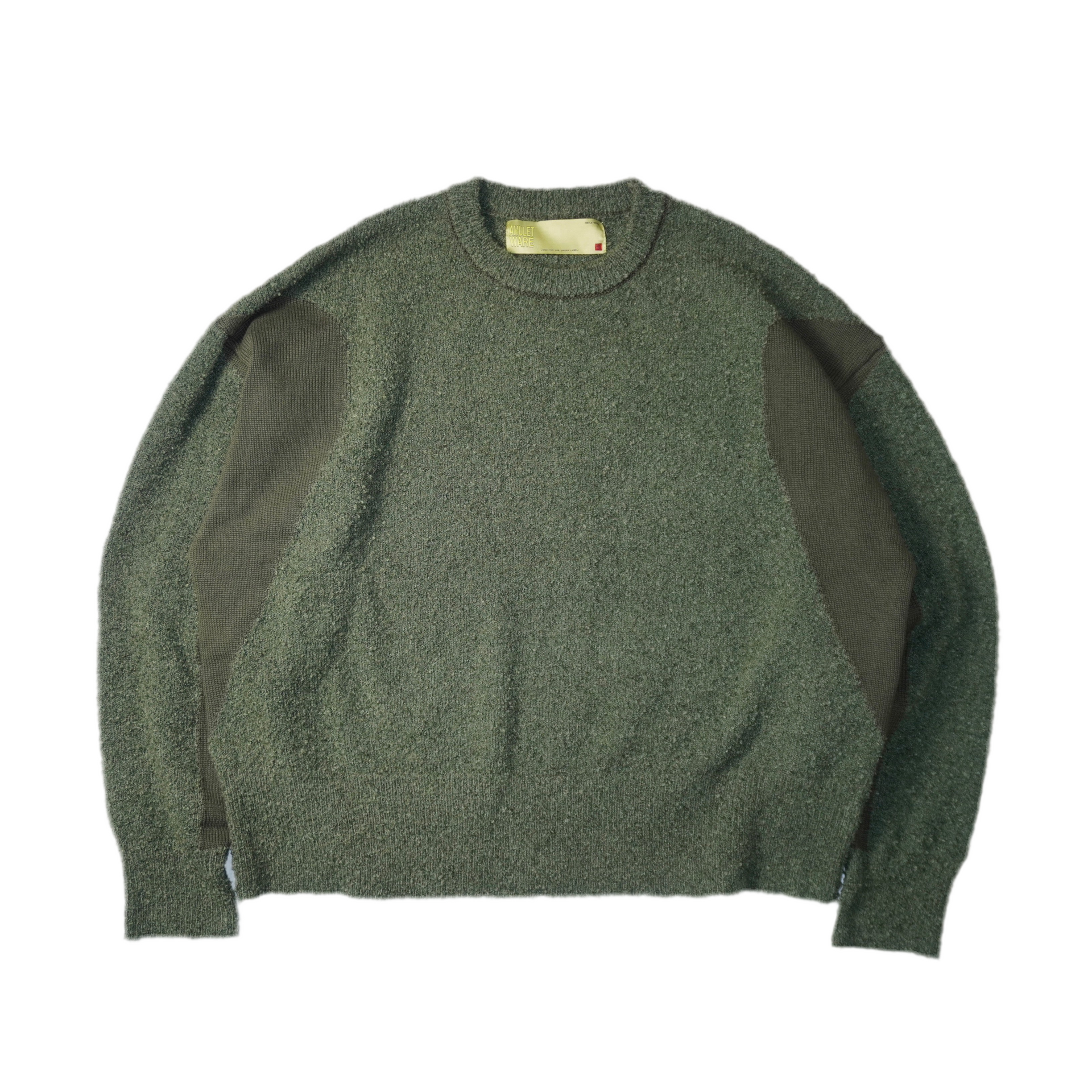 PUDDLE CONTRAST KNIT (GREEN)