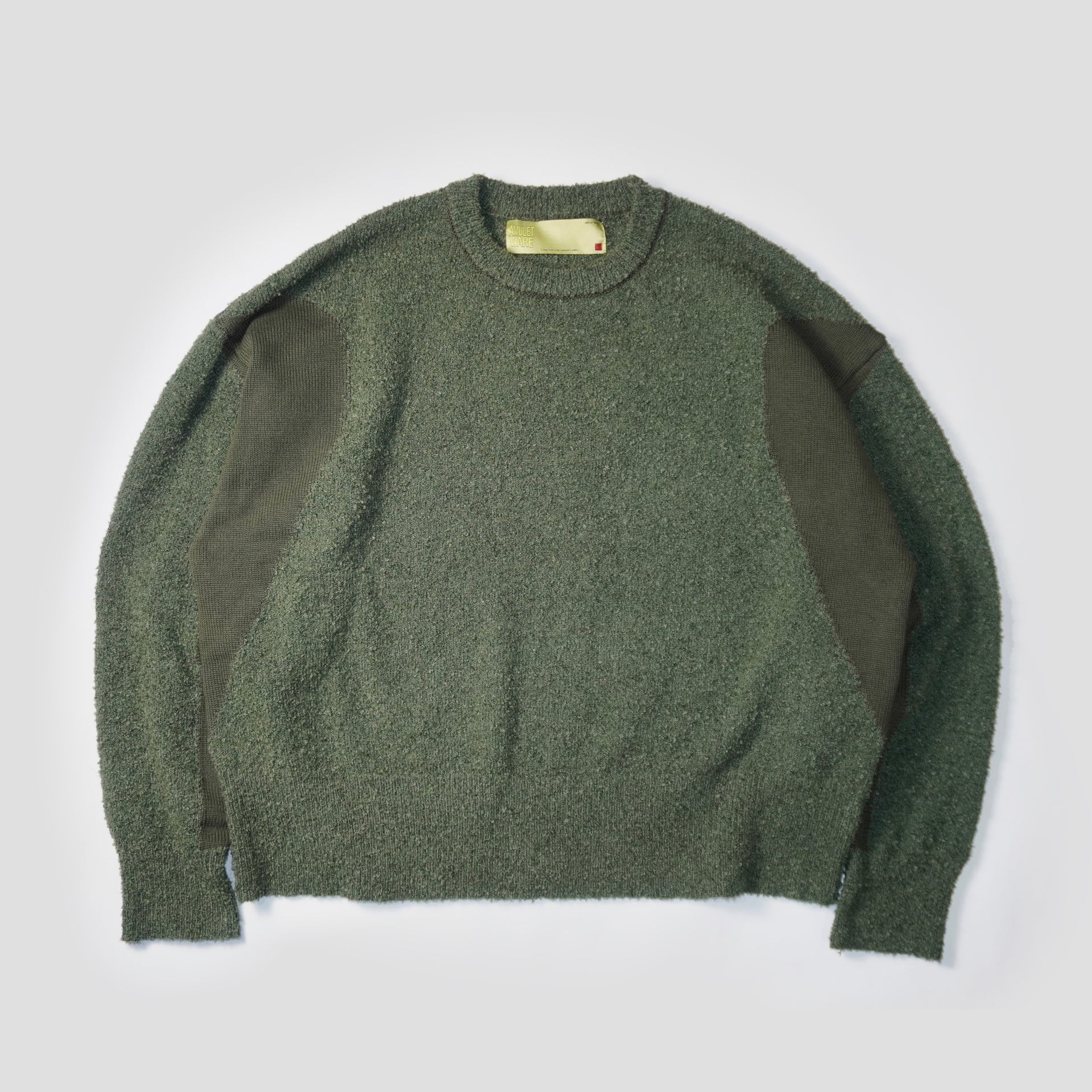 PUDDLE CONTRAST KNIT (GREEN)