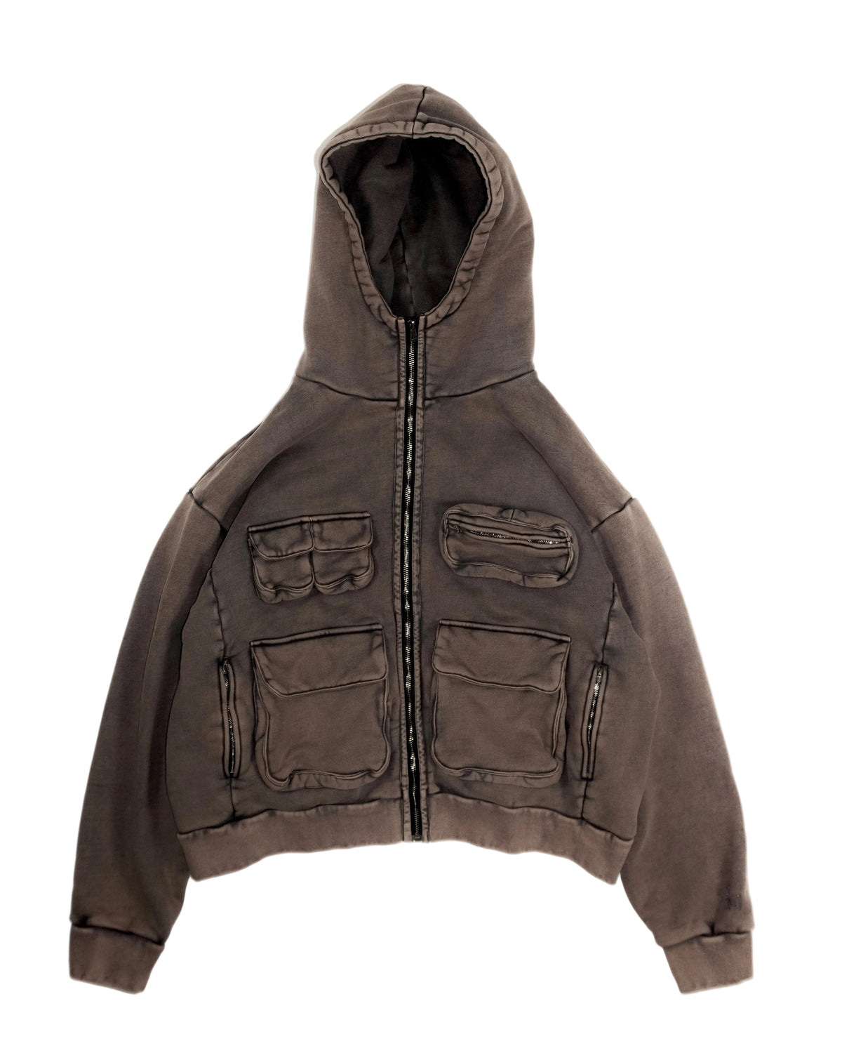 PROTOTYPE ZIP CARGO HOODIE